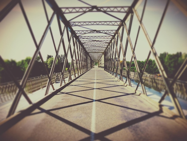 Photo la route sur le pont