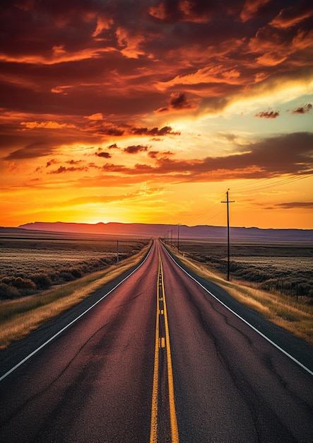 Une route qui porte le mot autoroute