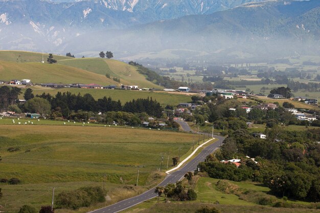 Route vers les montagnes