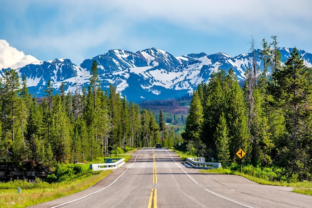 Route de Yellowstone à Grand Teton