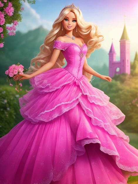 Photo royal enchantment barbie princesse costume extravaganza