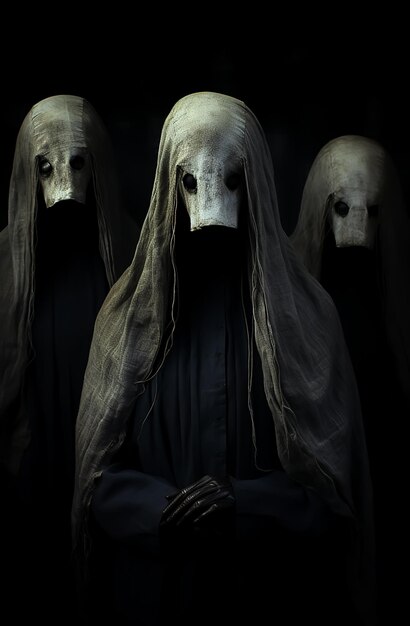 Photo le royaume des ténèbres creux poster possédé grim reaper squelette de moines