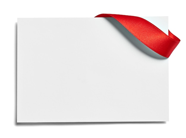 Ruban arc carte note papier étiquette cadeau vacances tag signe fête anniversaire chirstmas célébration salutation