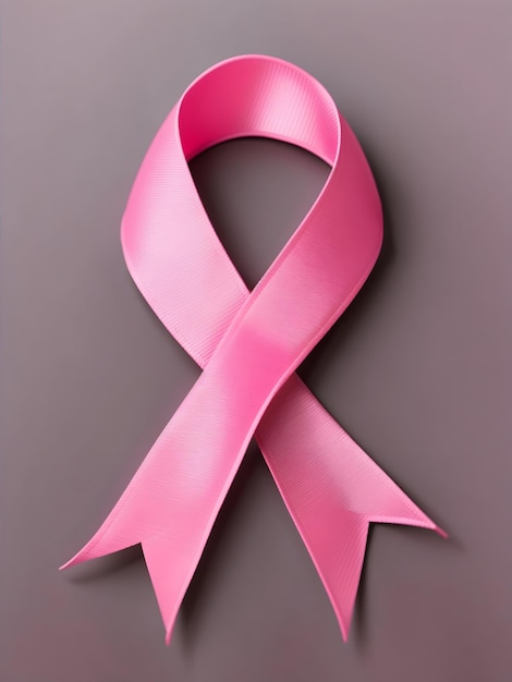 Ruban rose de sensibilisation au cancer du sein
