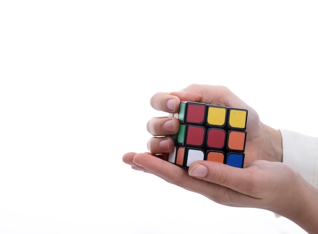 Rubik's cube à la main