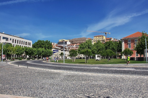 La rue dans la ville de Lisbonne Portugal