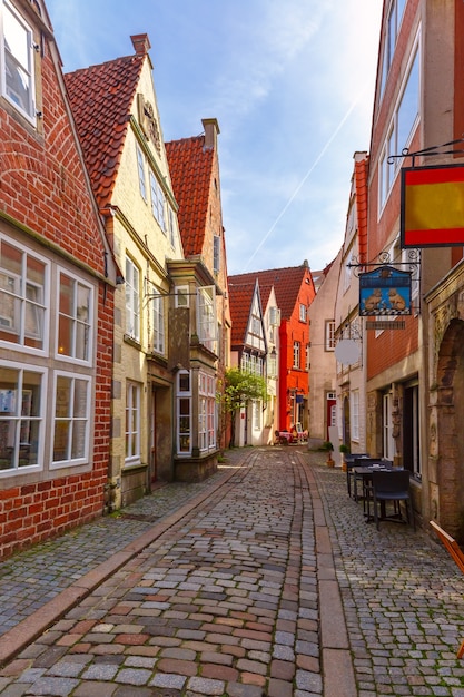 Rue médiévale Schnoor à Brême, Allemagne