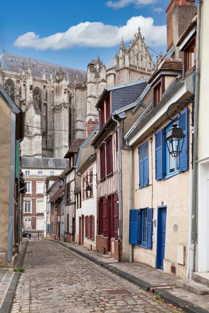 La rue Nicolas Pastour à Beauvais.