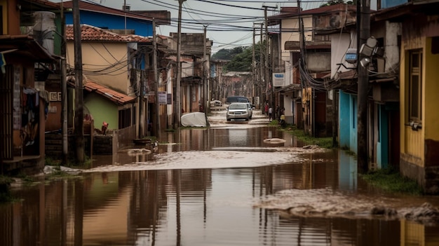 Une rue avec un panneau qui dit "rio de janeiro"