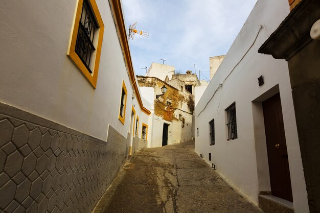 rue pittoresque d&#39;Arcos de la Frontera