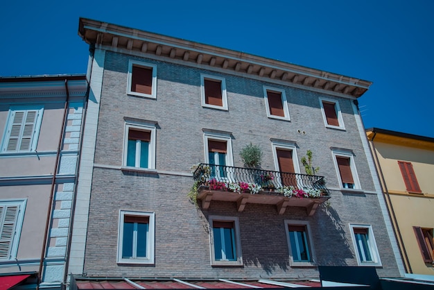 Rue de Santarcangelo di Romagna Italie