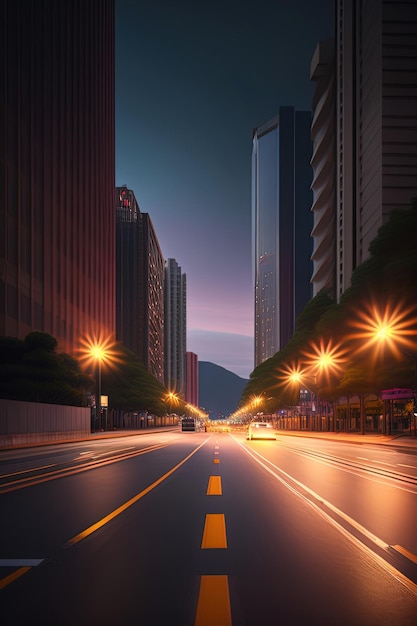 Une rue de Séoul