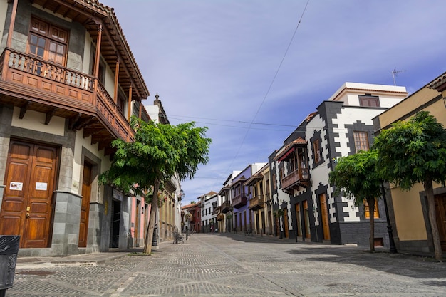 Rue typique de Teror à Gran Canaria