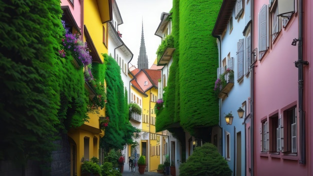 Une rue de la ville de Berne