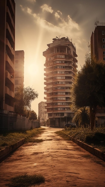 Une rue de la ville de sofia