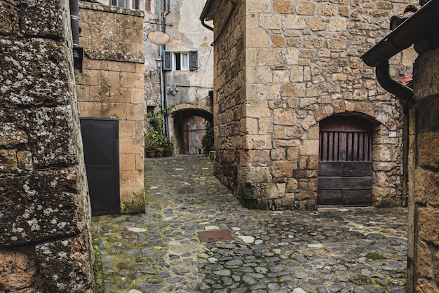 Rue de la ville de Sorano