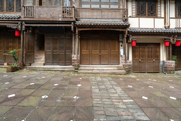 Rues de l'ancienne ville de Nanshan à Chongqing