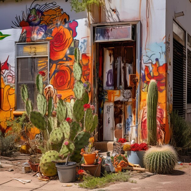 Des rues d'aquarelle vibrantes de Tucson Un voyage photoréaliste des montagnes à Plantan Louse avec