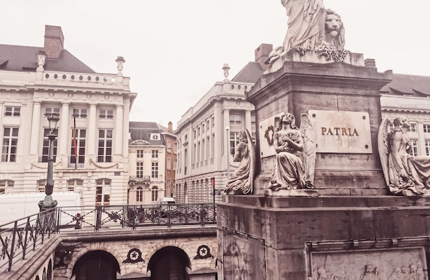 Rues de Bruxelles la capitale de la Belgique architecture européenne et bâtiments historiques