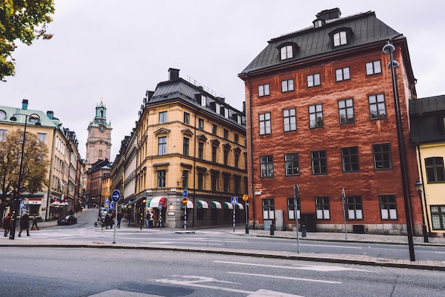 Les rues Gamla Stan à Stockholm