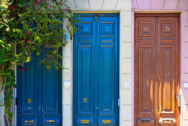 Rues de Montevideo Uruguay dans le centre-ville historique une célèbre attraction touristique