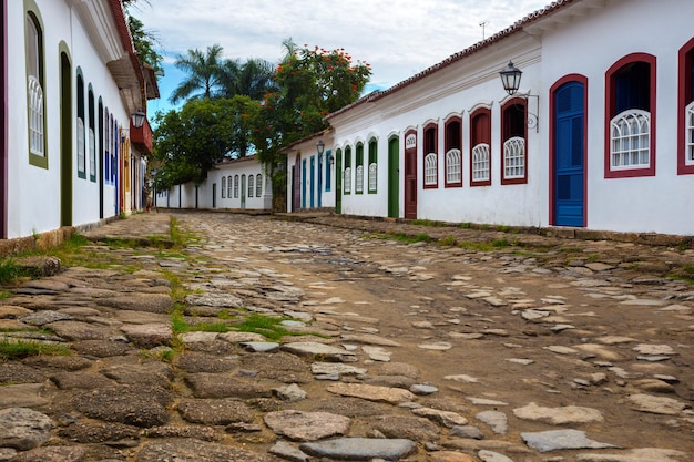 Rues de la ville historique Paraty Brésil