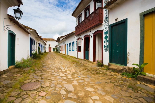 Rues de la ville historique Paraty Brésil