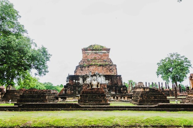 Ruine du parc historique, patrimoine mondial de la Thaïlande