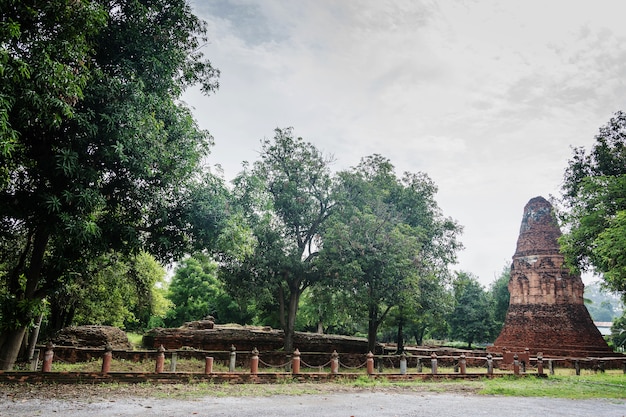 Ruine du parc historique, patrimoine mondial de la Thaïlande