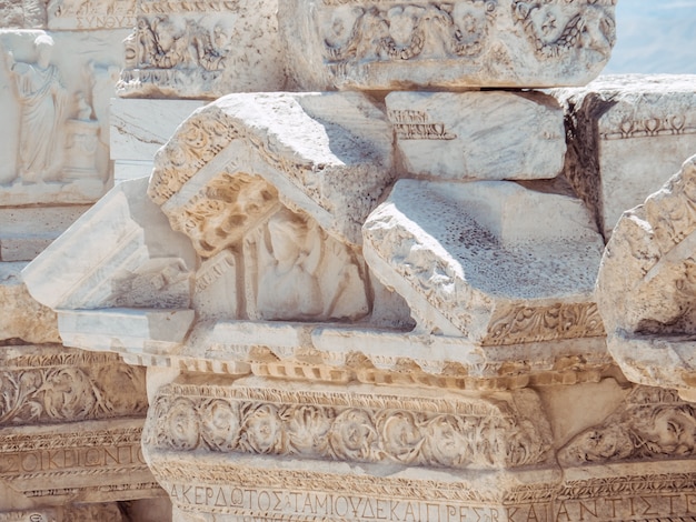 Ruine de la ville de Hiérapolis en Turquie à Pamukkale