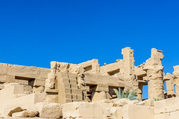 Ruines de l'ancien temple de Karnak Louxor Egypte