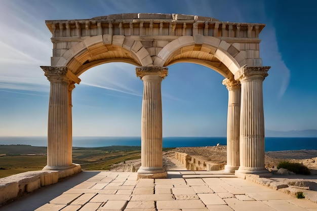 Les ruines de l'ancienne ville d'agia péloponnèse