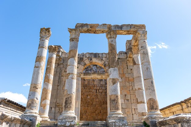 Photo les ruines de l'ancienne ville de jerash