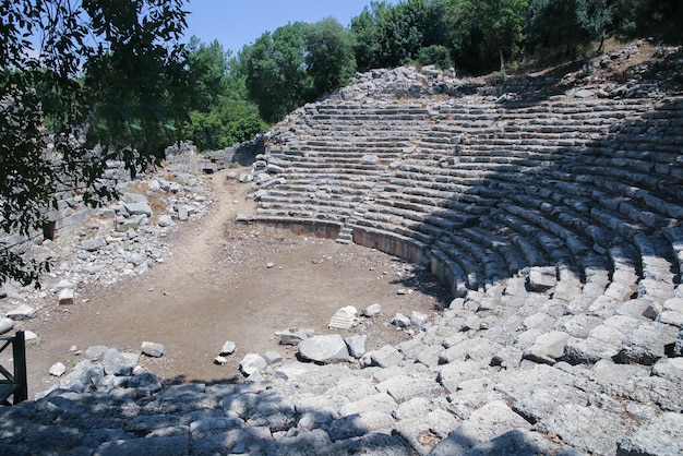 Photo les ruines de l'ancienne ville