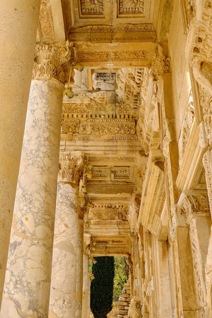 Ruines anciennes de la ville d'Éphèse, en Turquie