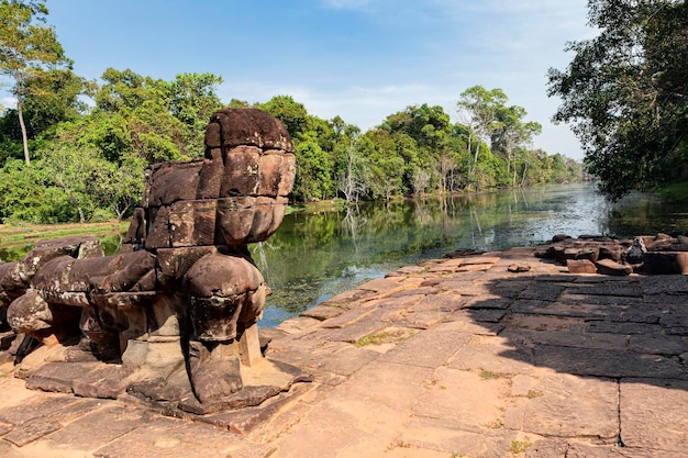 Les ruines d'Angkor Wat font partie du complexe du temple khmer Asie Siem Reap Cambodge