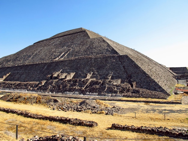 Ruines antiques des Aztèques Teotihuacan Mexique