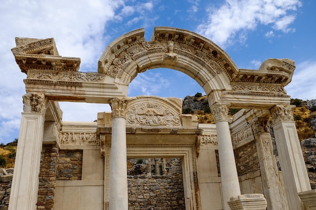 Ruines antiques dans la ville d'Ephèse Turquie