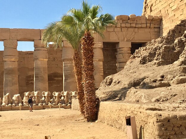 Ruines antiques du temple de Karnak