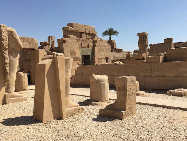 Ruines antiques du temple de Karnak