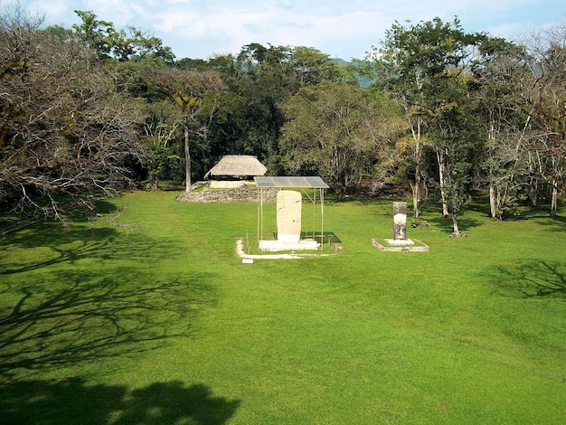 Ruines antiques de Maya Bonampak Mexique