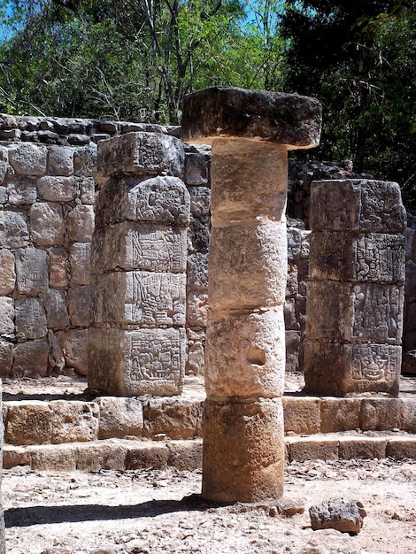 Ruines antiques de Maya Chichen Itza Yucatan Mexique