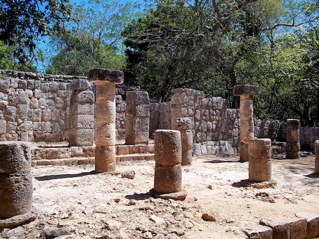 Ruines antiques de Maya Chichen Itza Yucatan Mexique