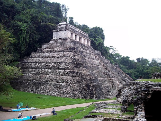 Ruines antiques de Maya Palenque Mexique