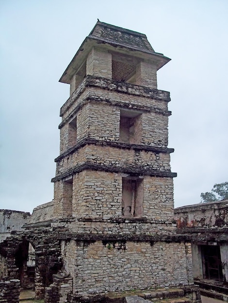 Ruines antiques de Maya Palenque Mexique