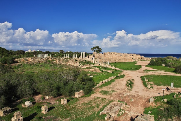 Ruines antiques Salamine, Chypre du Nord