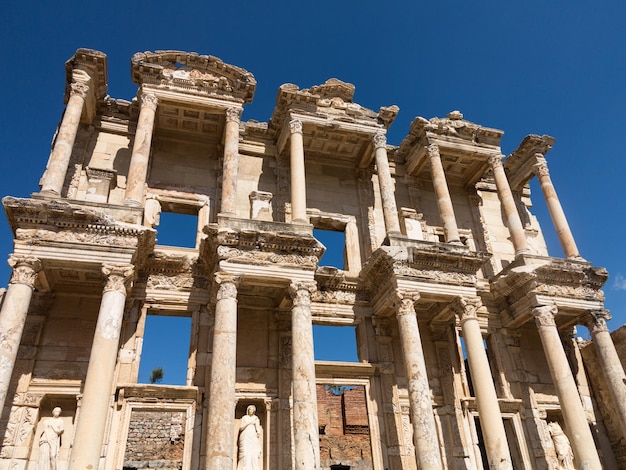 Ruines antiques de la vieille ville grecque d'Ephèse