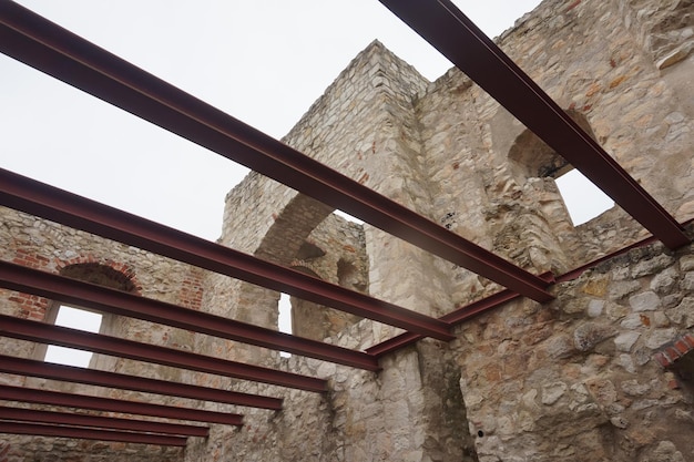 Ruines d'un château à Kazimierz Dolny Pologne