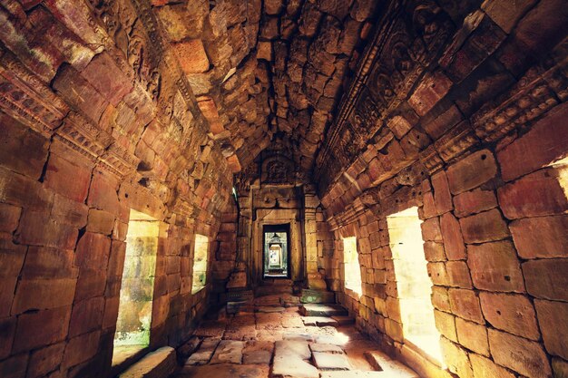 Ruines de la civilisation khmère antique d'Angkor près de Siem Reap, Cambodge