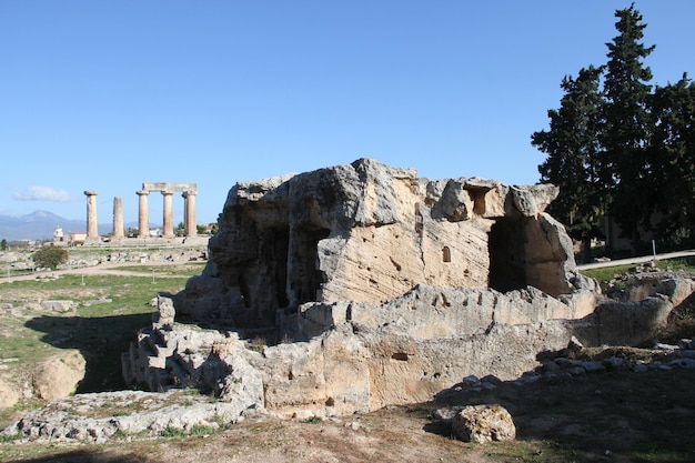 Ruines de Cornithos Grèce